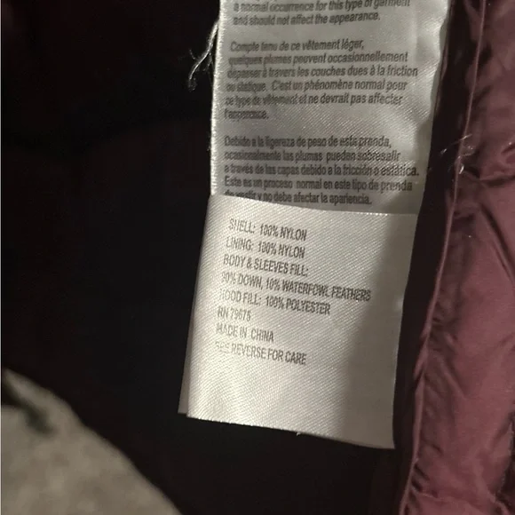 MICHAEL Kors Quilted Hooded packable Puffer Jacket - Plum - Picture 4 of 7